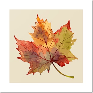 autumn leaves Posters and Art